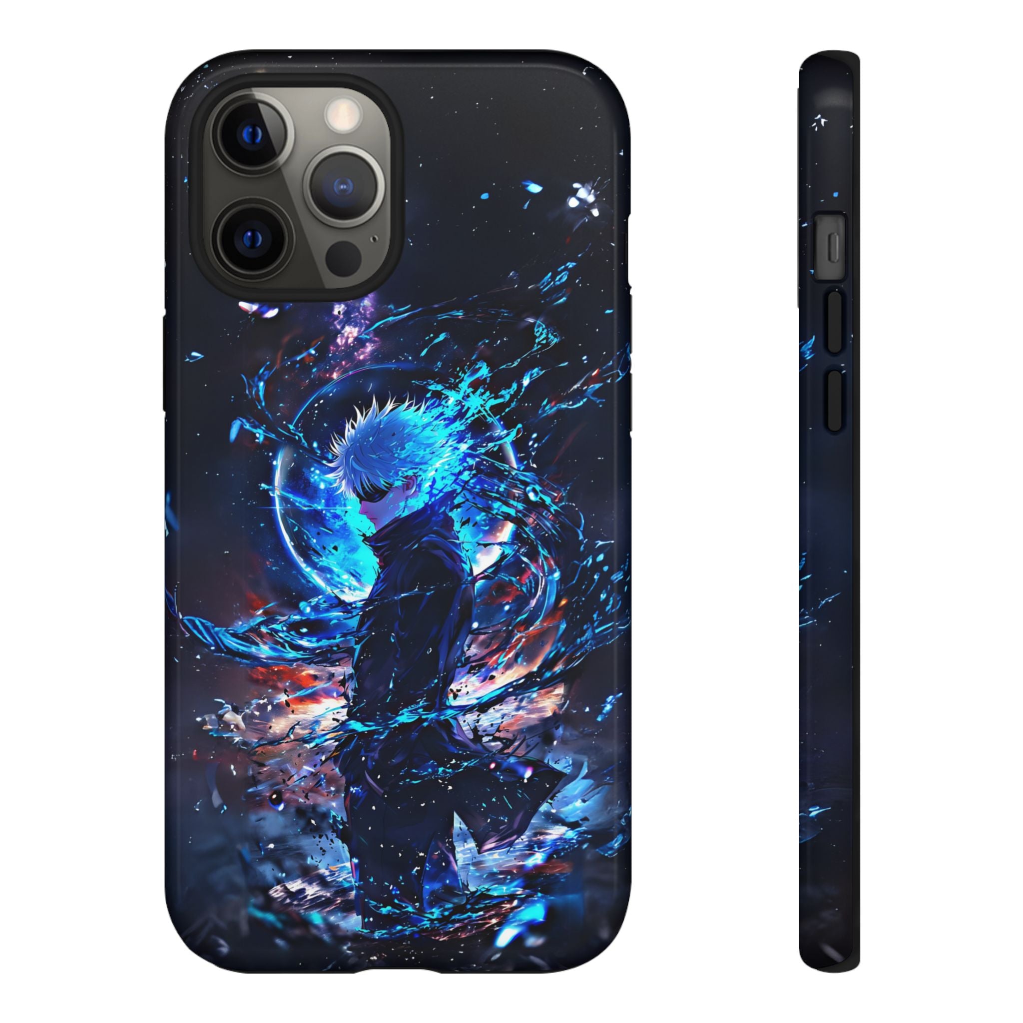 Anime Tough Phone Case – Gojou Satoru Design for iPhone, Samsung, and Google Pixel