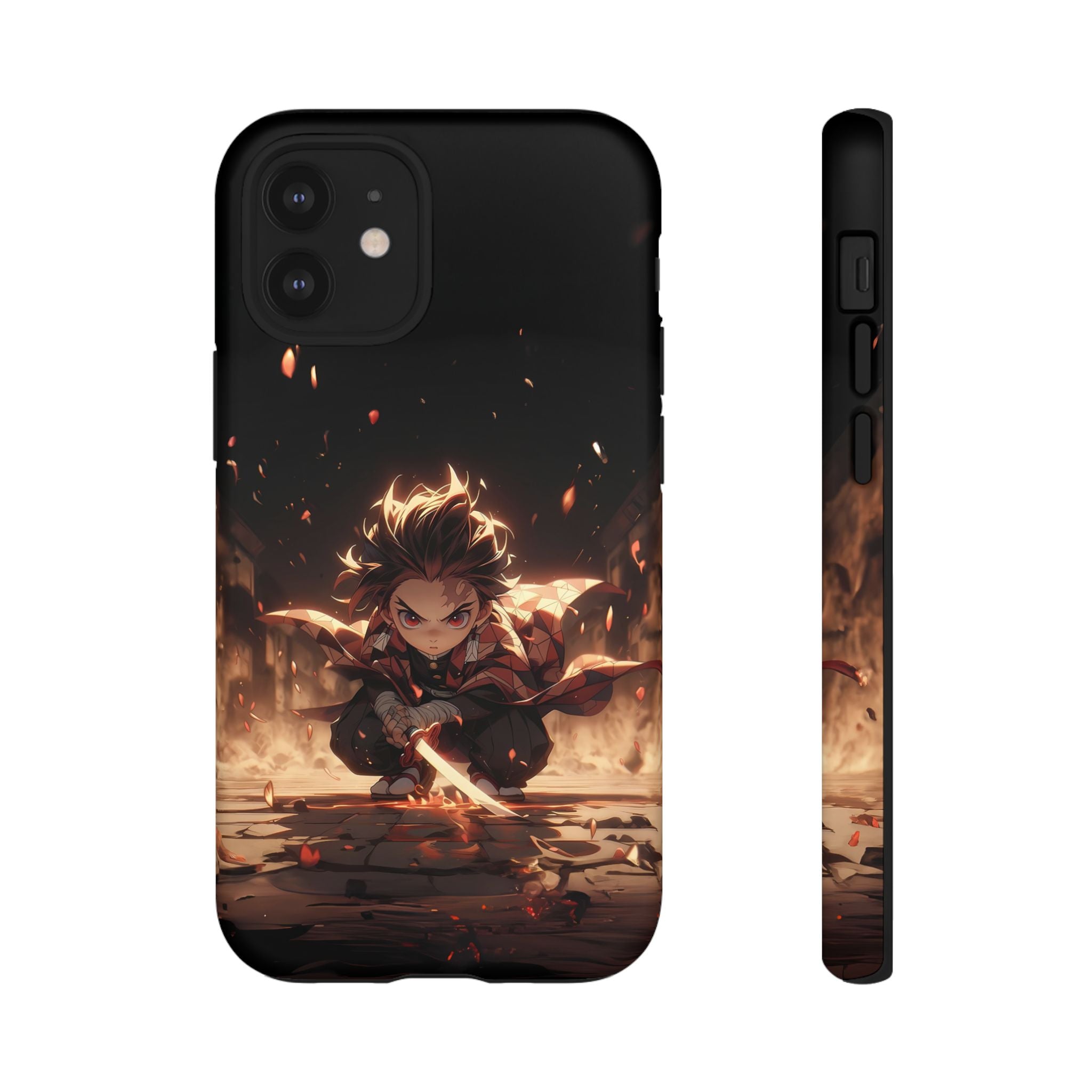 Tough Phone Case – Chibi Tanjiro Kamado Anime Protective Case for iPhone & Samsung