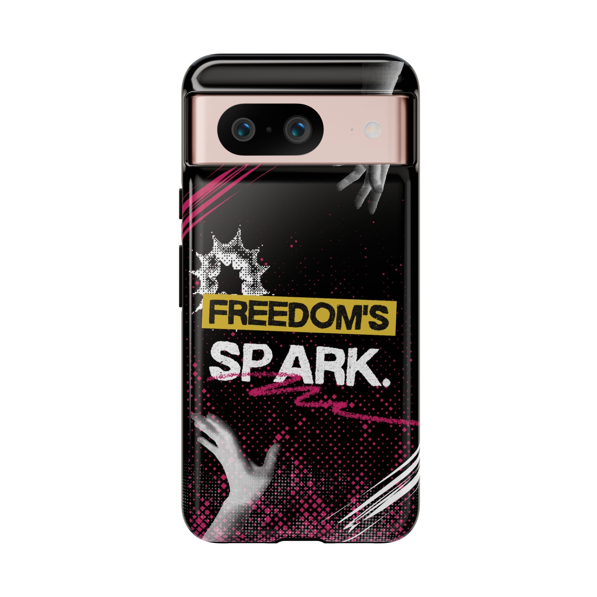 Tough Cases - Freedom's Spark Motivationsl Themed Phone Protection for iPhone, Samsung, and Google Pixel (Matte/Glossy)