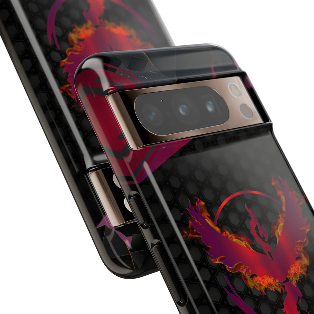 Pokémon Phone Case – Team Valor Tough & Rugged Dual-Layer Protection for iPhone, Samsung, Pixel | Wireless Charging Ready