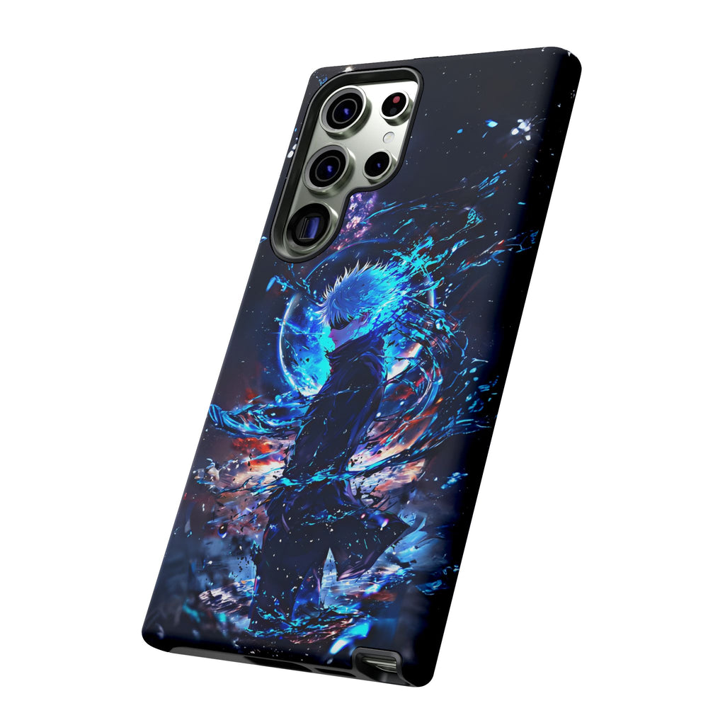 Anime Tough Phone Case – Gojou Satoru Design for iPhone, Samsung, and Google Pixel