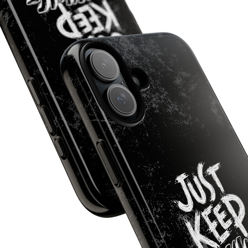 Tough Cases - Keep Moving Forward Quote Themed Phone Protection for iPhone, Samsung, and Google Pixel (Matte/Glossy)