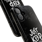 Tough Cases - Keep Moving Forward Quote Themed Phone Protection for iPhone, Samsung, and Google Pixel (Matte/Glossy)