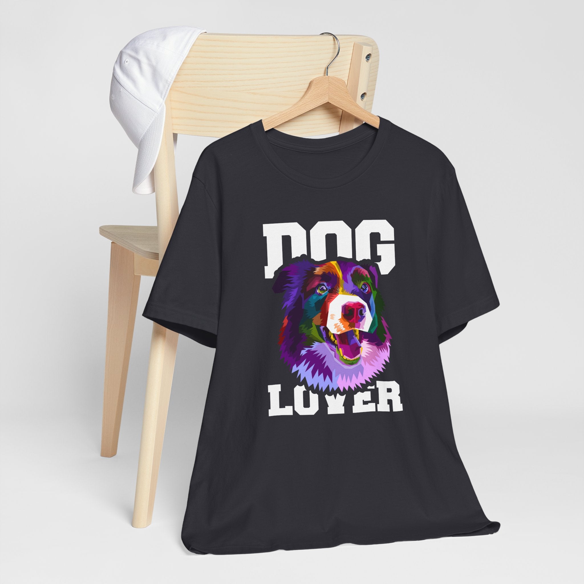Dog Lover Shirt – Colorful Graphic T-Shirt for Dog Owners | Soft Cotton Unisex Fit