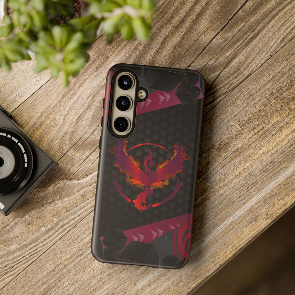 Pokémon Phone Case – Team Valor Tough & Rugged Dual-Layer Protection for iPhone, Samsung, Pixel | Wireless Charging Ready