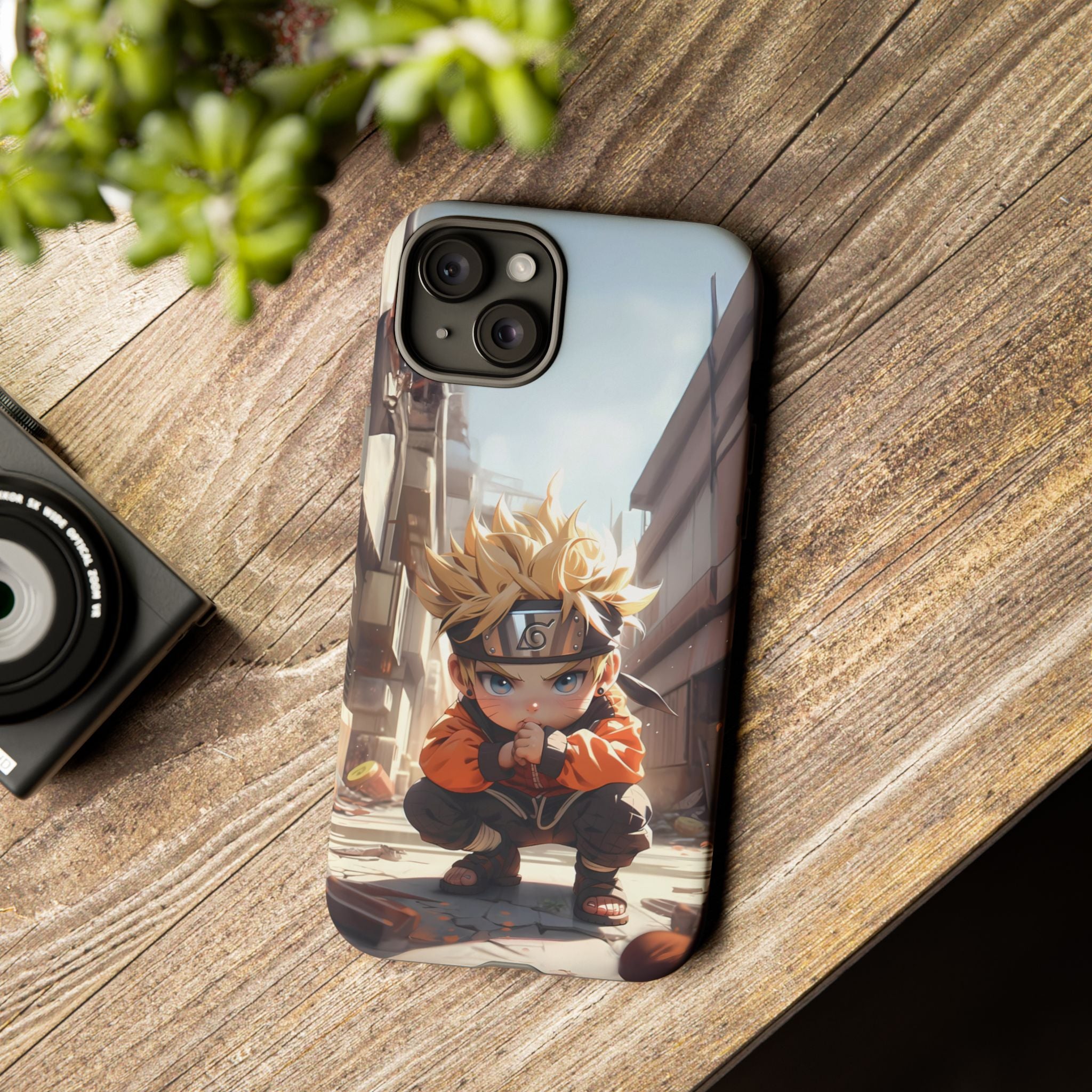 Chibi Naruto Tough Phone Case – Anime Protective Case for iPhone & Samsung, UV Resistant, Durable & Stylish