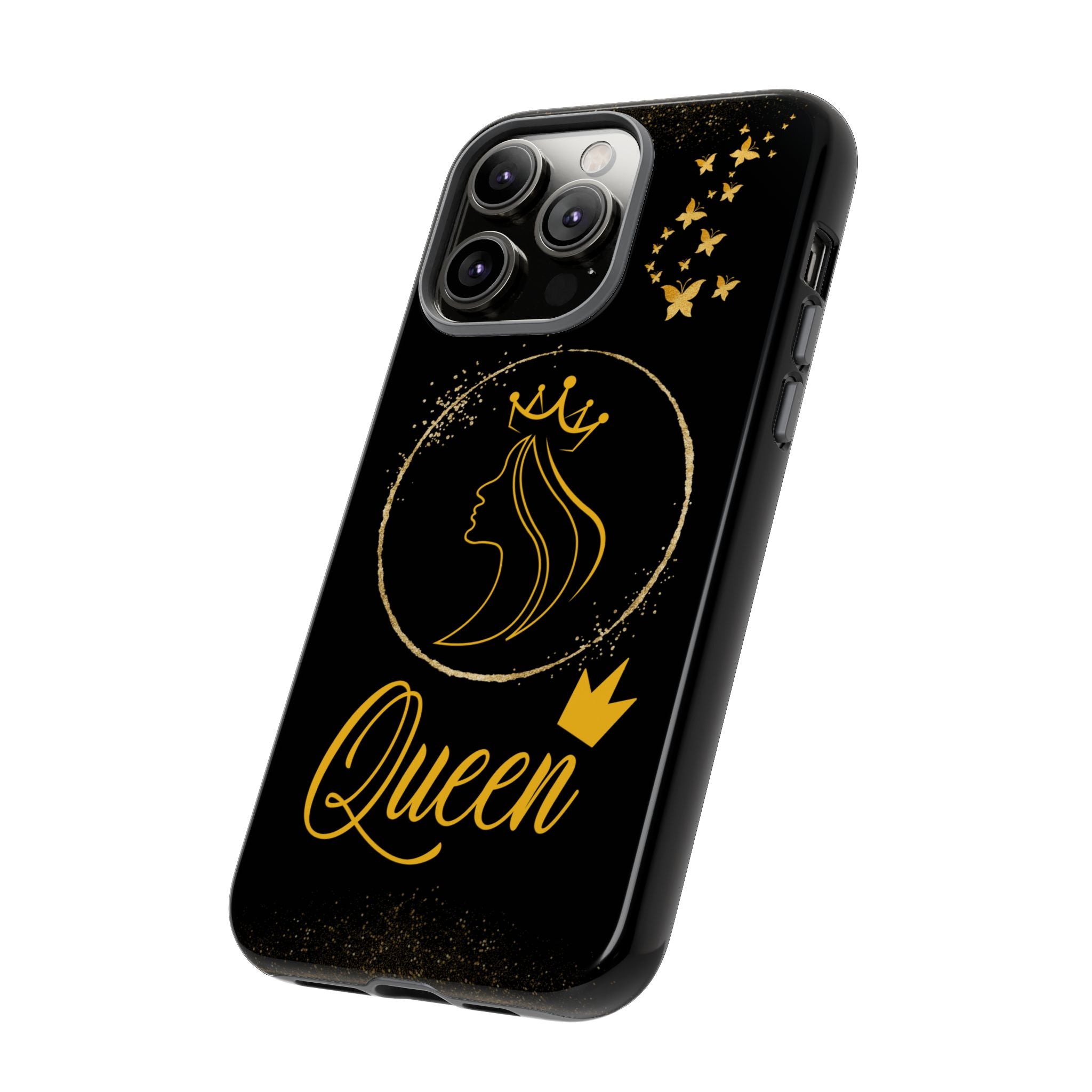 Tough Case Queen Phone Case – Matte & Glossy Crown Design for iPhone, Samsung & Pixel