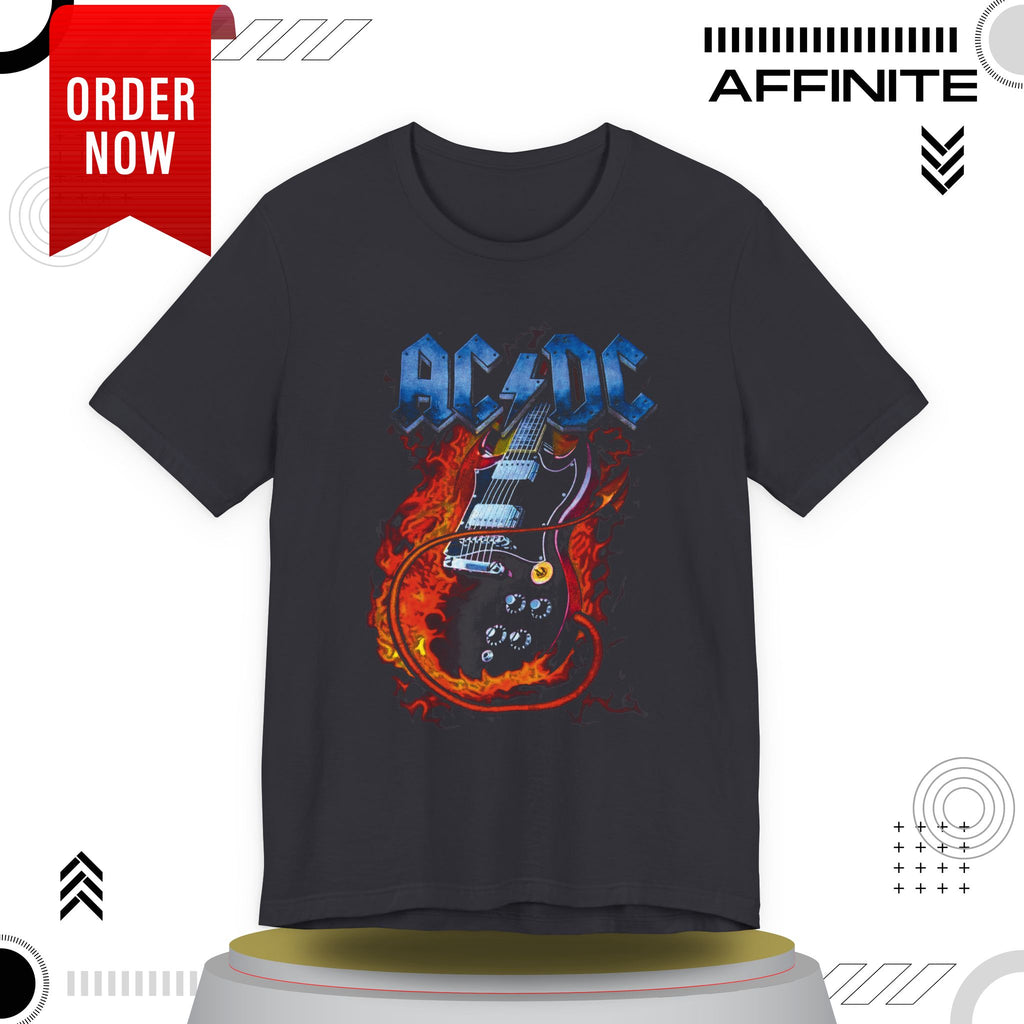 T-Shirt Rock In T Shirt - AC/DC Graphic Tee (Unisex Rock Shirt)