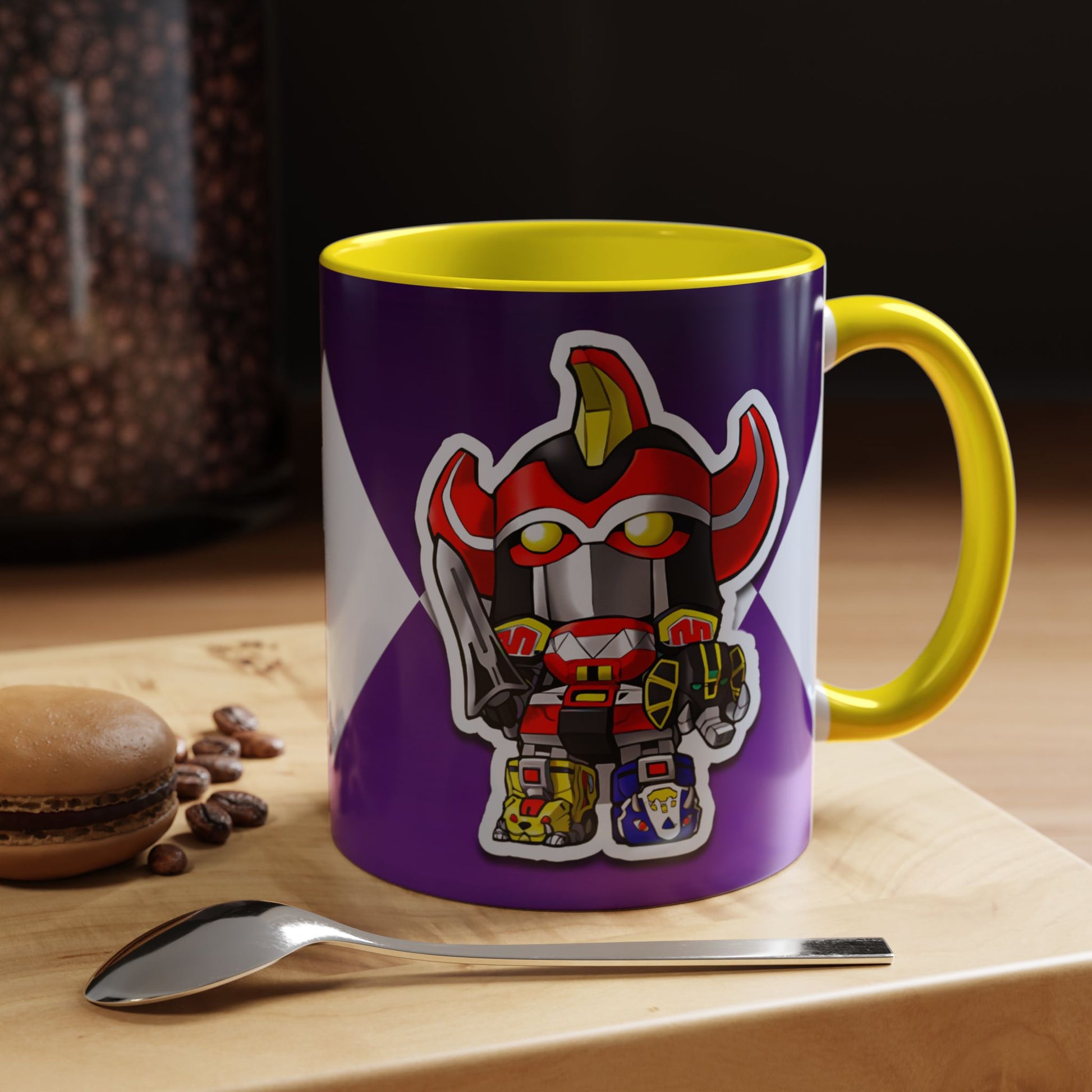 Mug Mighty Morphin Power Rangers Megazord Ceramic Mug - 11oz & 15oz Coffee Mug - Accent Mug for Pop Culture Fans