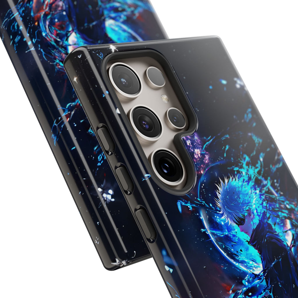 Anime Tough Phone Case – Gojou Satoru Design for iPhone, Samsung, and Google Pixel