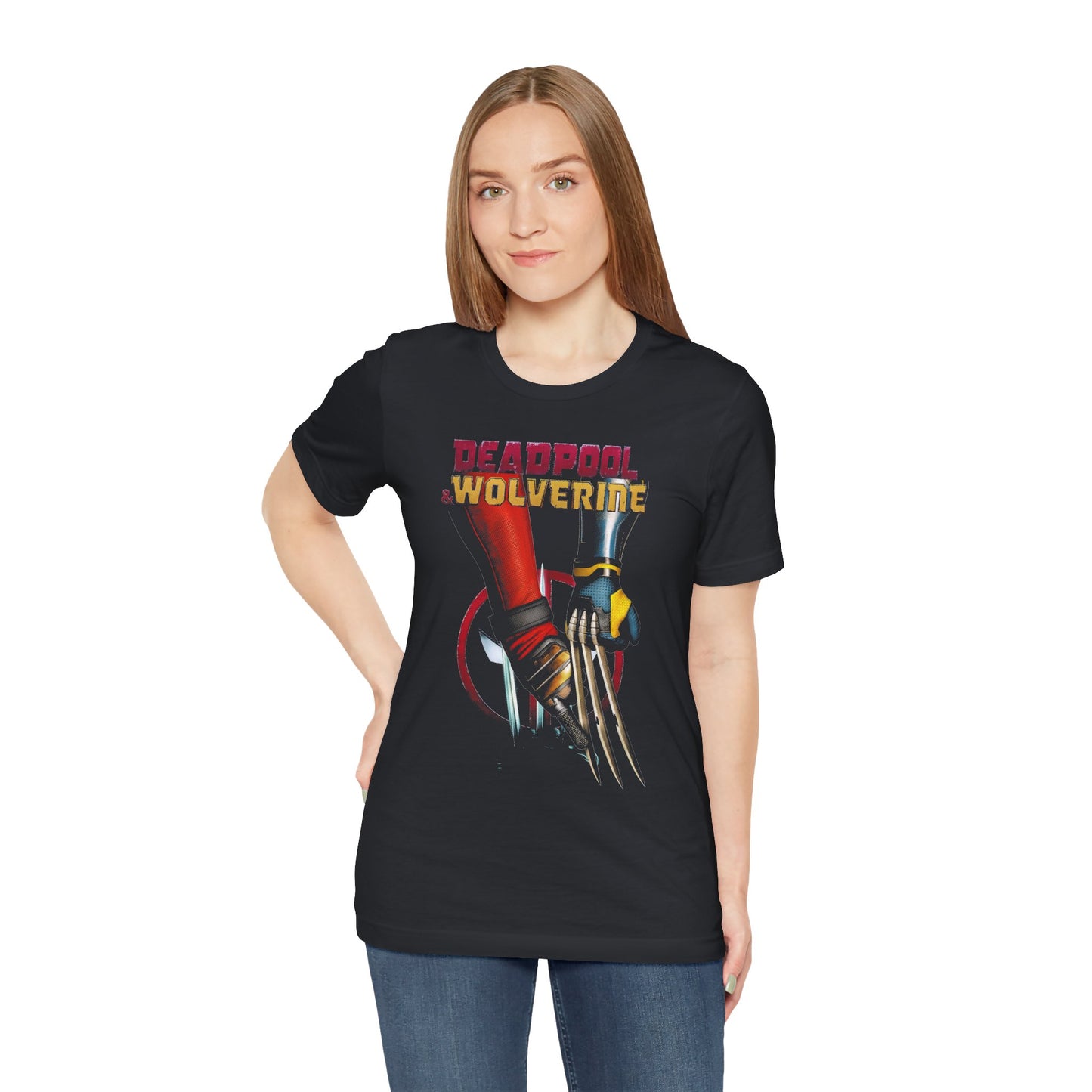 T-Shirt Deadpool & Wolverine Unisex Tee - Comic Book Style Graphic Shirt