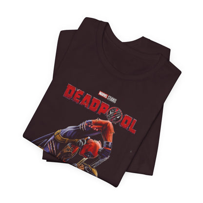 T-Shirt Deadpool Graphic Unisex Jersey Tee - Perfect for Comic Fans