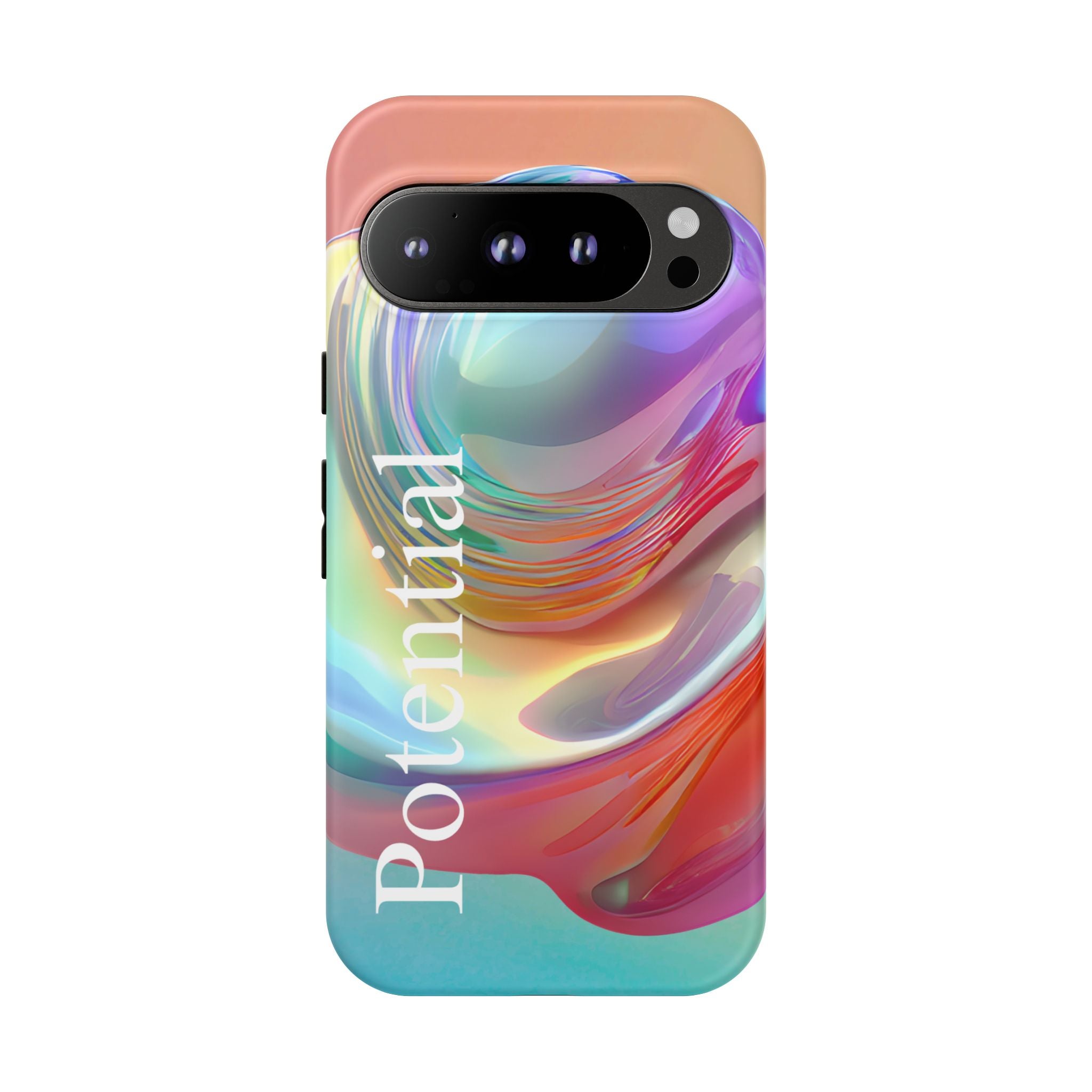 Colorful Phone Tough Case - "Potential" Metamorph Design