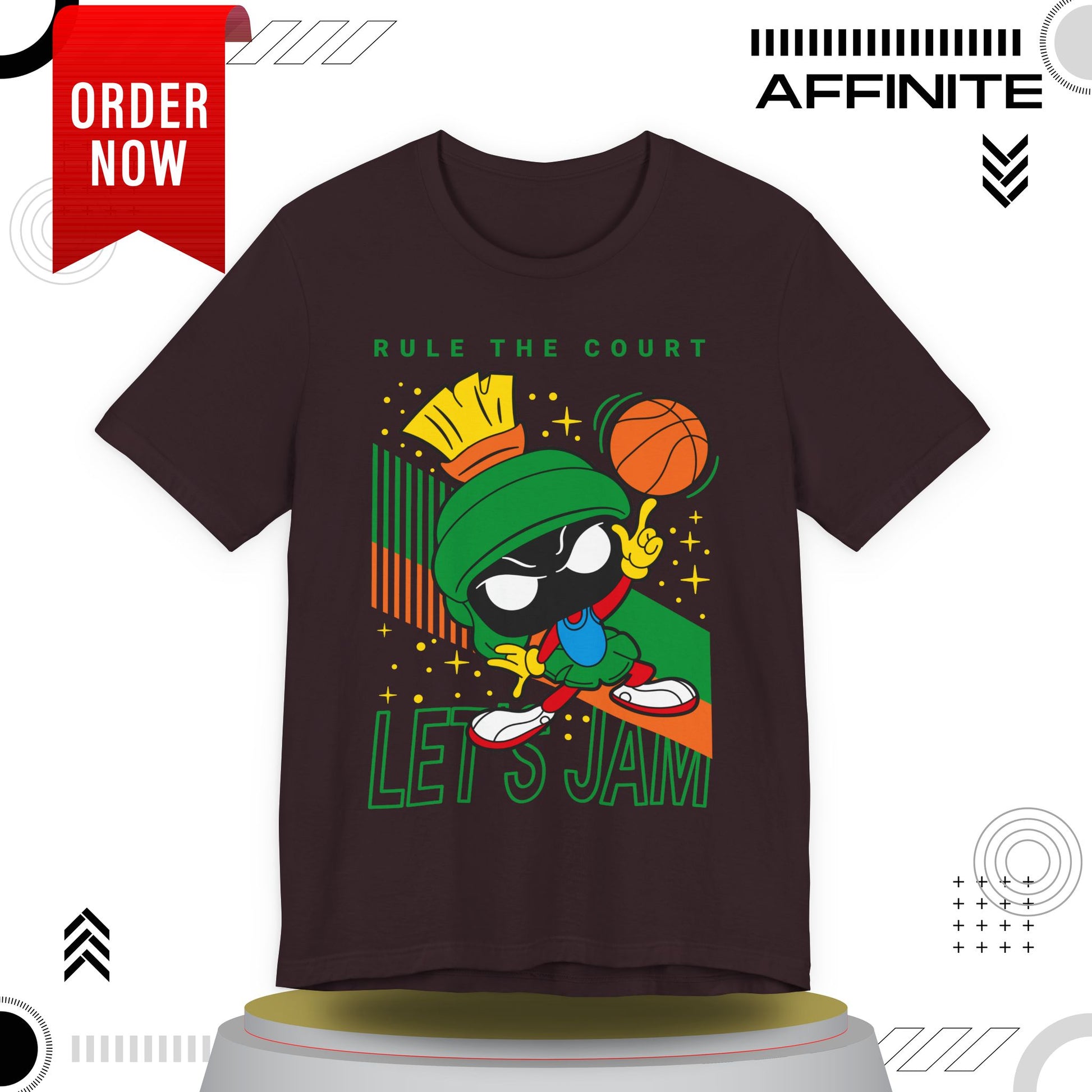 T-Shirt "Basketball Motivational T-Shirt - Rule The Court Player's Tee"