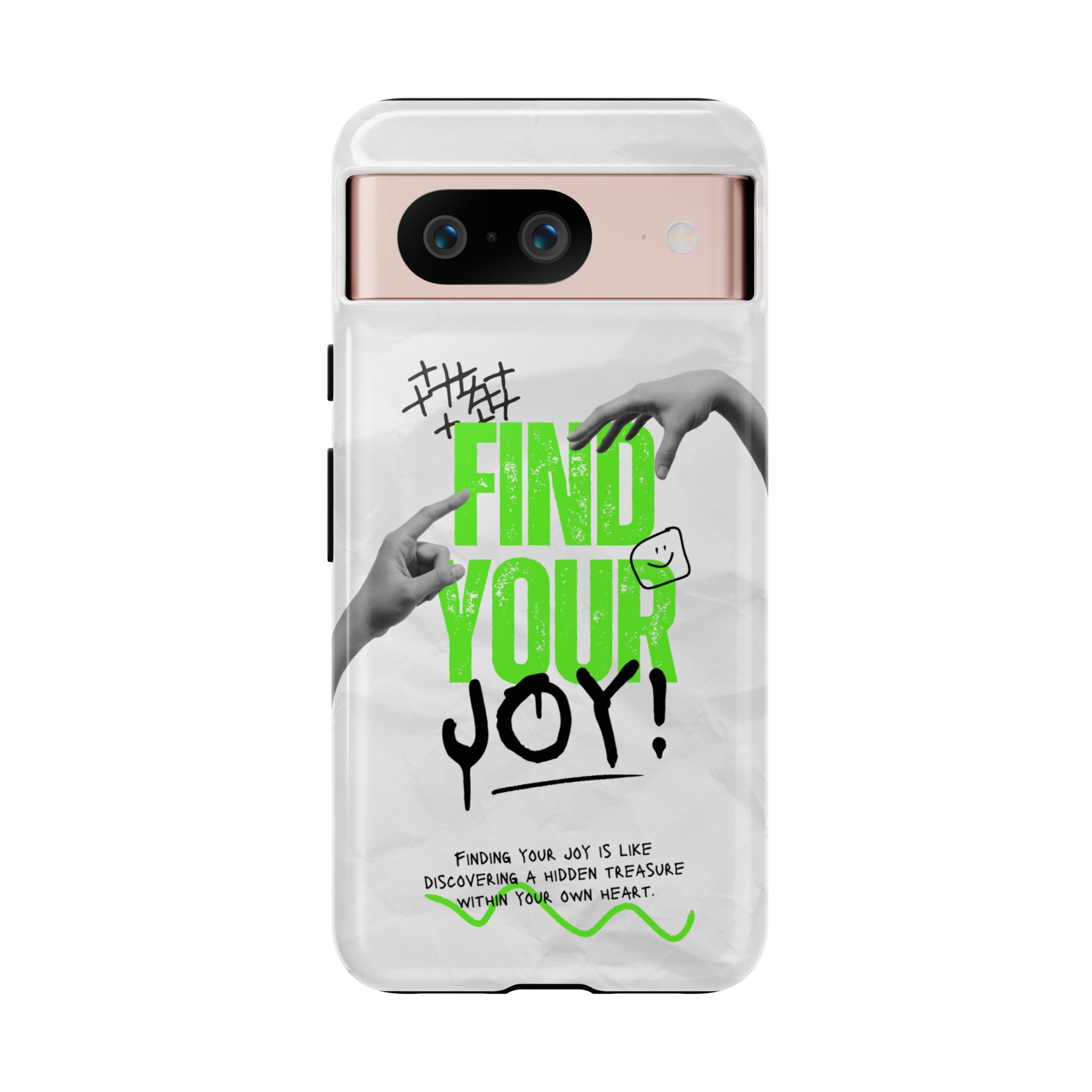 Phone Cases - Find Your Joy Themed Tough Phone Protection for iPhone, Samsung, Google Pixel (Matte/Glossy)