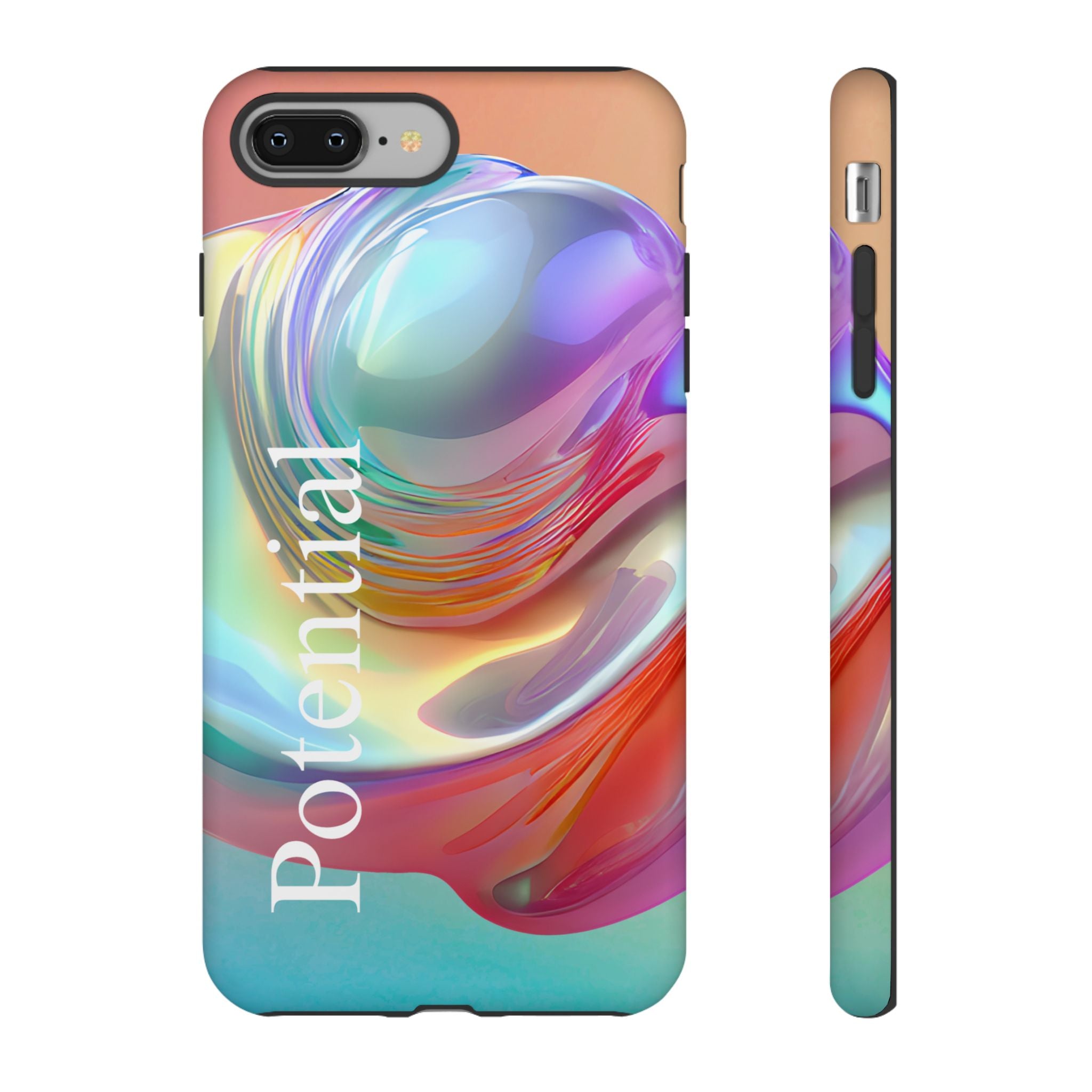 Colorful Phone Tough Case - "Potential" Metamorph Design