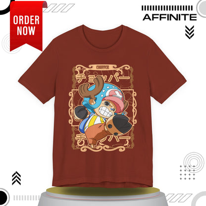 T-Shirt Anime-Inspired Unisex Short Sleeve Tee - 100% Cotton Chopper T-Shirt by Bella+Canvas