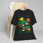 Cartoon Marvin Basketball Graphic Tee - "Rule the Court, Let's Jam!"
