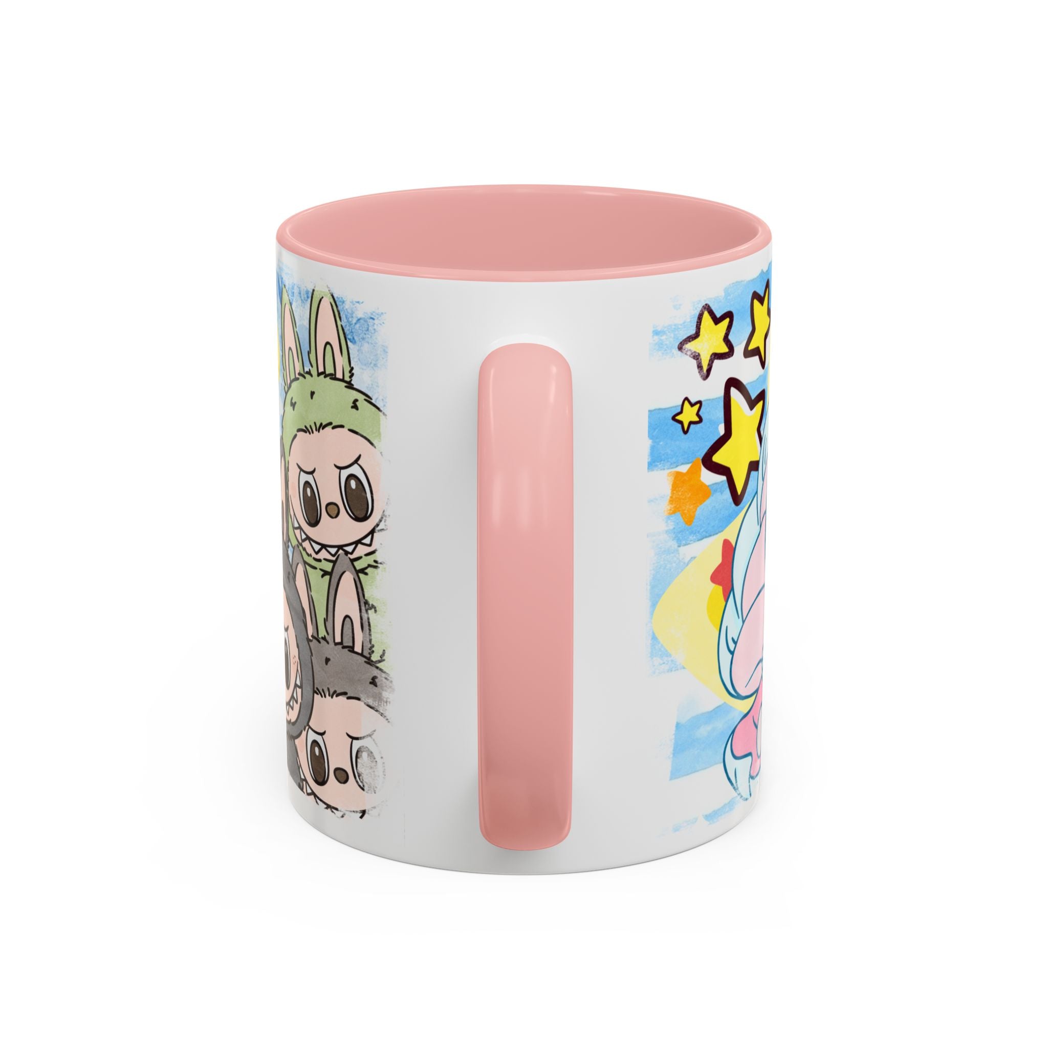 Lazy Yoga Accent Coffee Mug - Cute Animal Design 11oz & 15oz