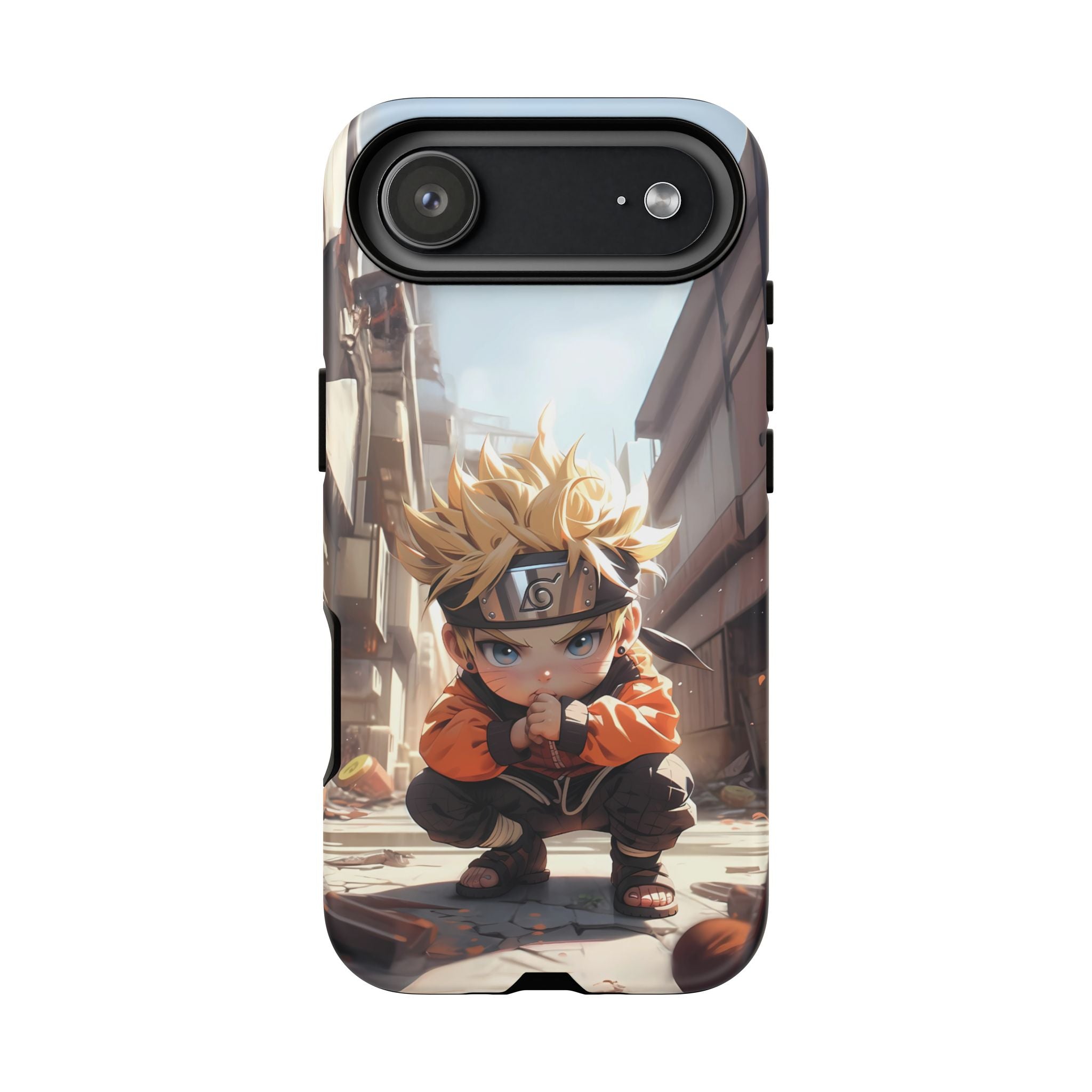 Chibi Naruto Tough Phone Case – Anime Protective Case for iPhone & Samsung, UV Resistant, Durable & Stylish