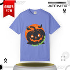 T-Shirt Mens Halloween T Shirts - Wickedly Soft Garment-Dyed Tee Flo Blue