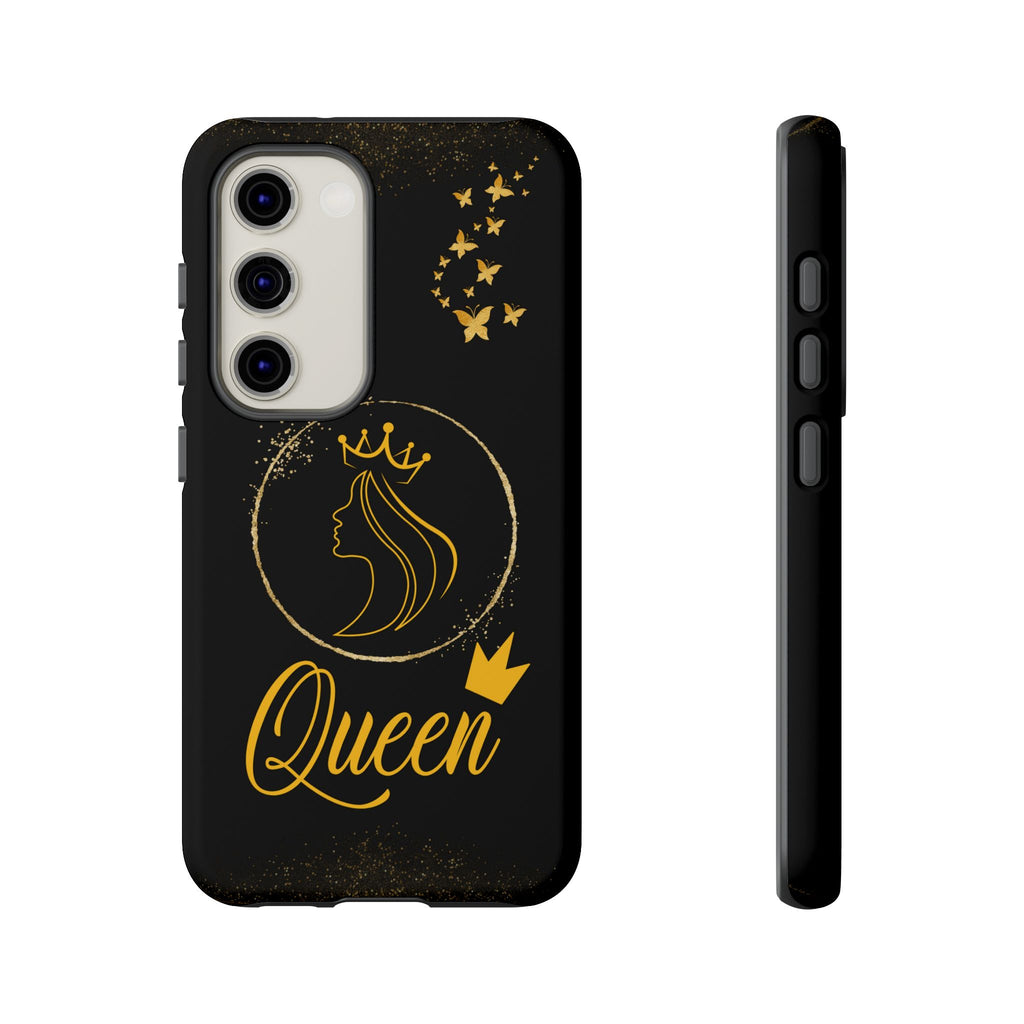 Tough Case Queen Phone Case – Matte & Glossy Crown Design for iPhone, Samsung & Pixel Samsung Galaxy S23 Matte