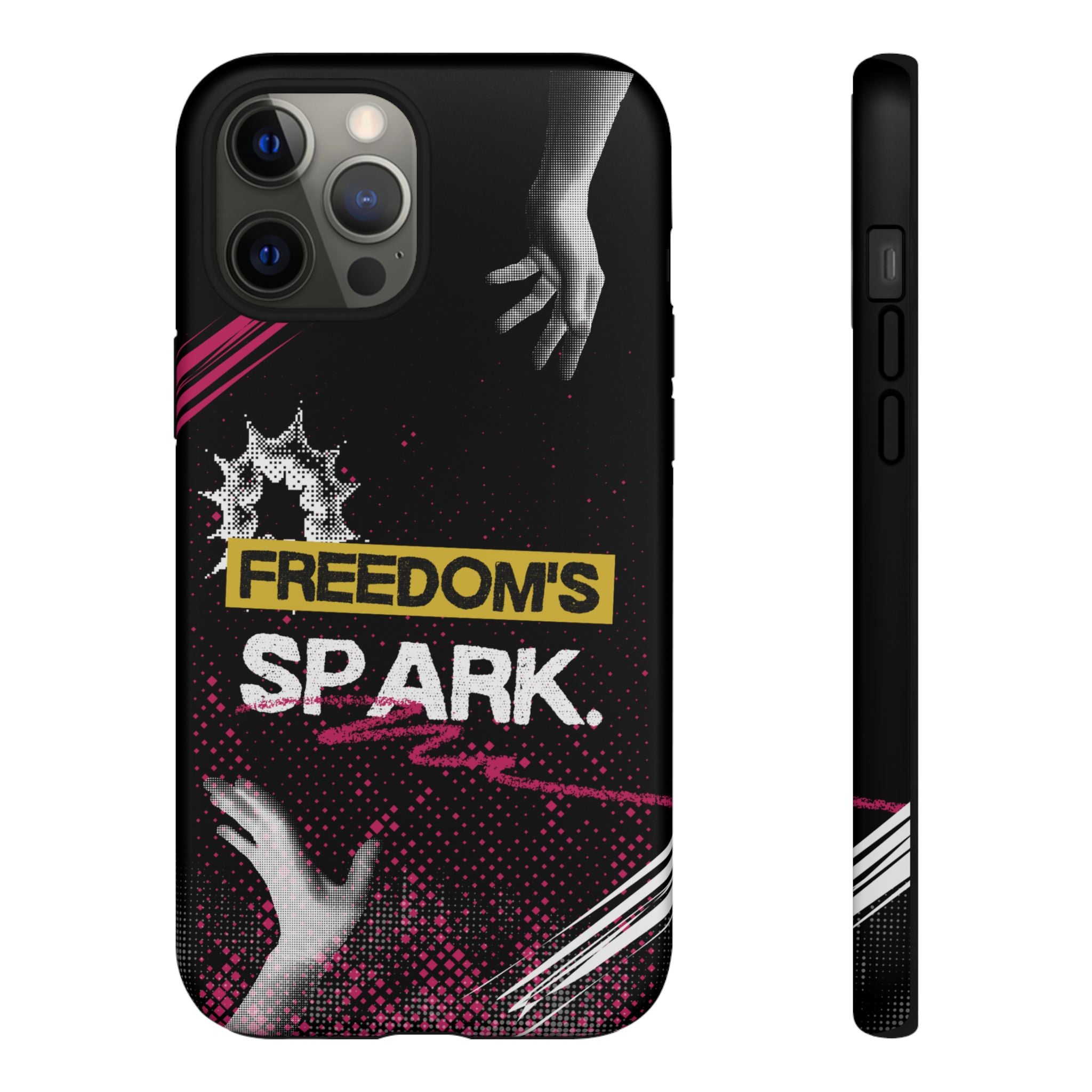 Tough Cases - Freedom's Spark Motivationsl Themed Phone Protection for iPhone, Samsung, and Google Pixel (Matte/Glossy)