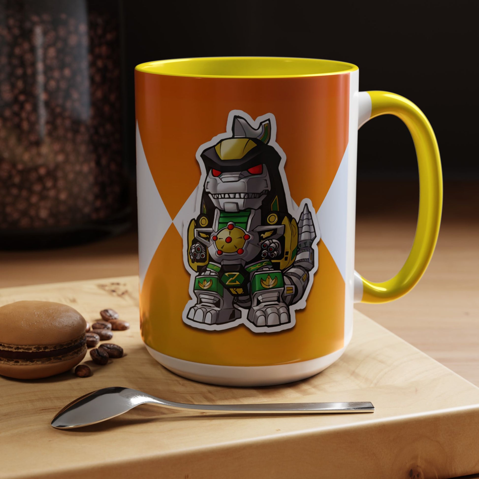 Mug Power Rangers Dragonzord Mug – 11oz & 15oz Ceramic Coffee Cup