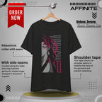 T-Shirt Yoriichi Anime T-Shirt - Demon Slayer Inspired Graphic Tee (Unisex Cotton) Black Heather