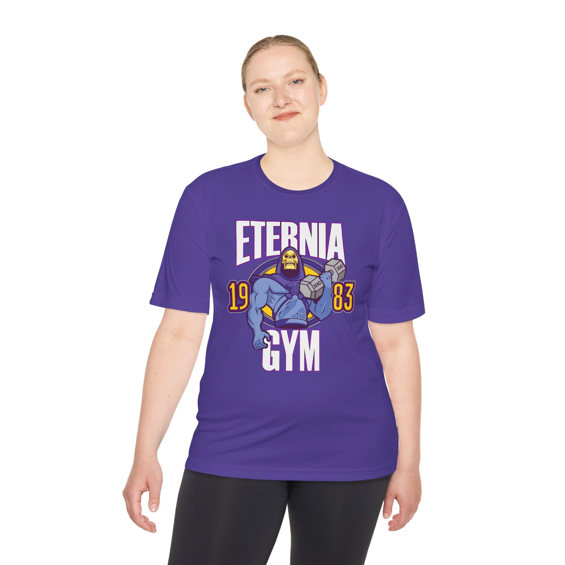 T-Shirt Eternia Gym Unisex Moisture Wicking Tee - Vintage Muscle Workout Shirt