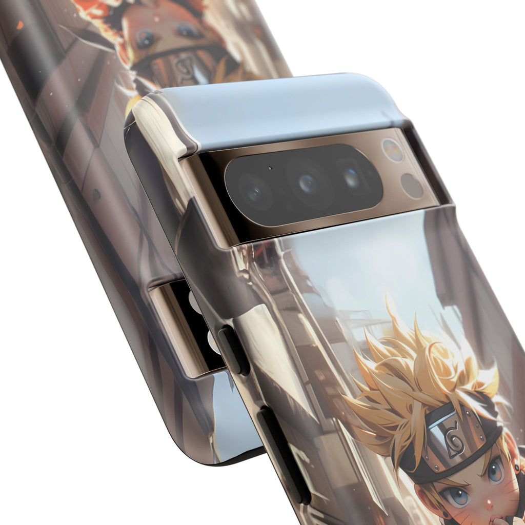 Chibi Naruto Tough Phone Case – Anime Protective Case for iPhone & Samsung, UV Resistant, Durable & Stylish