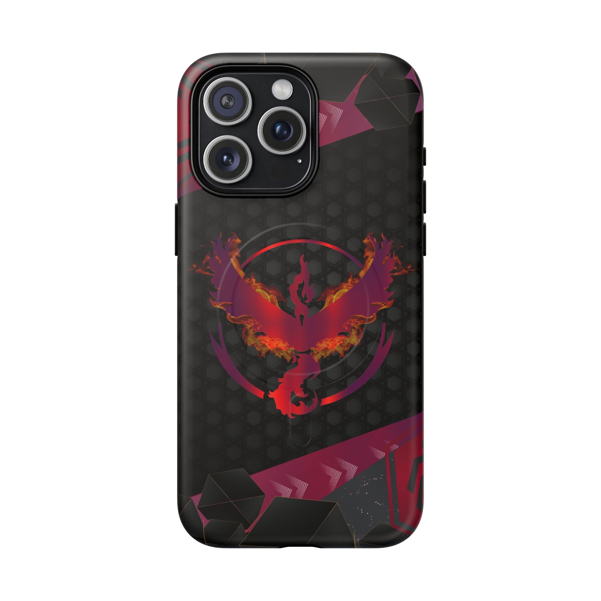 Pokémon Phone Case – Team Valor Tough MagSafe for iPhone 15, 16, 17 | Dual-Layer Armor + Magnetic Charging