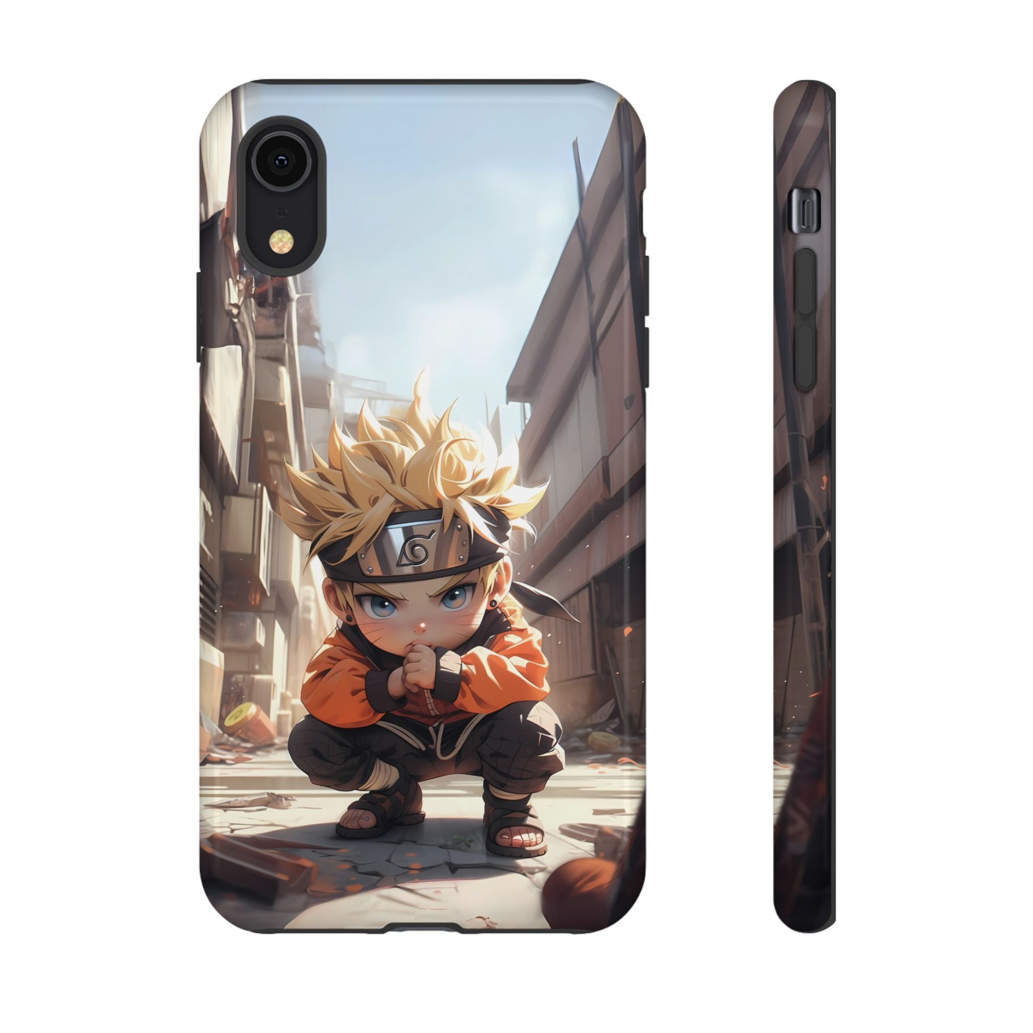 Chibi Naruto Tough Phone Case – Anime Protective Case for iPhone & Samsung, UV Resistant, Durable & Stylish