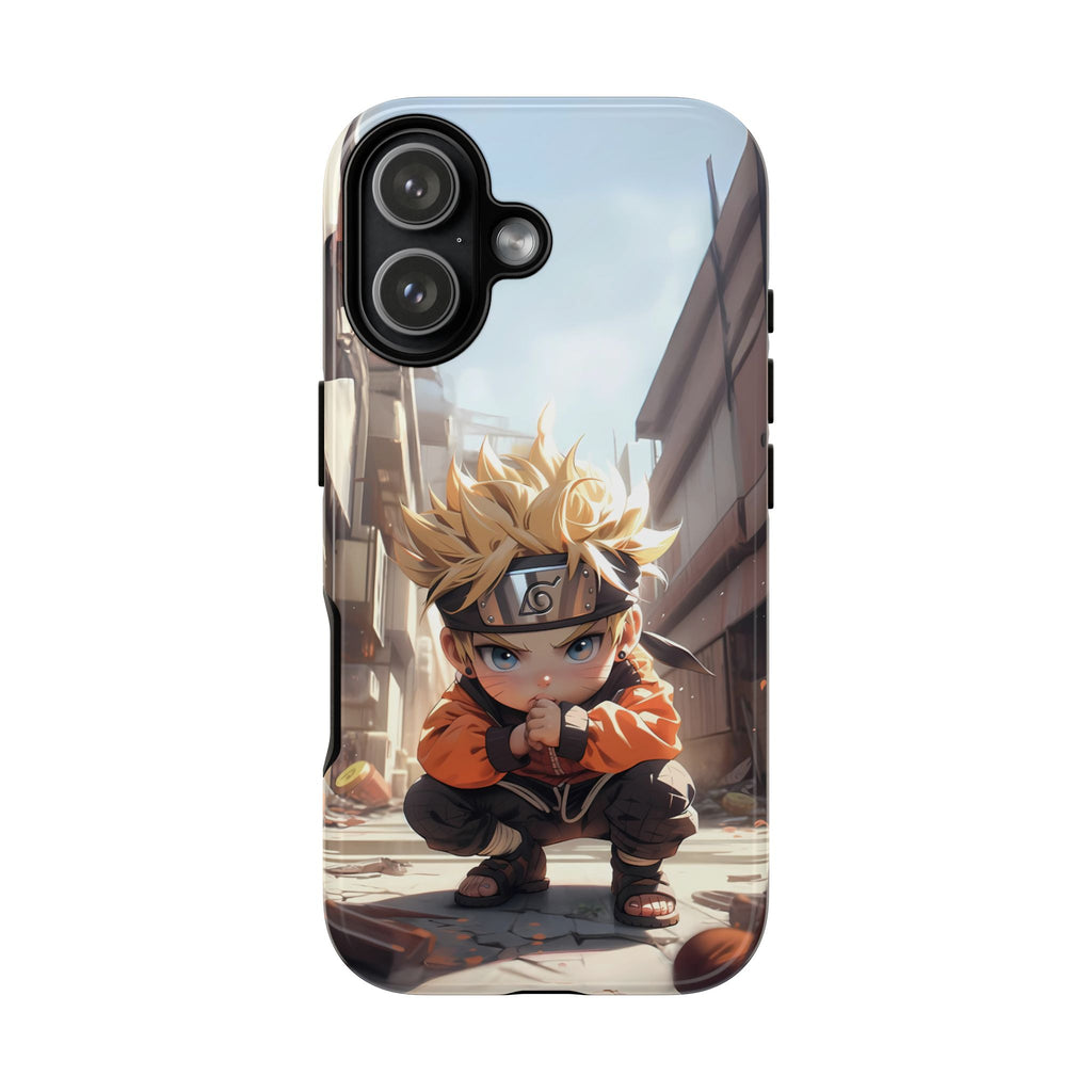Chibi Naruto Tough Phone Case – Anime Protective Case for iPhone & Samsung, UV Resistant, Durable & Stylish
