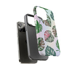 Tough Cases - Monstera Leaf Themed Phone Protection for iPhone, Samsung, and Google Pixel (Matte/Glossy)