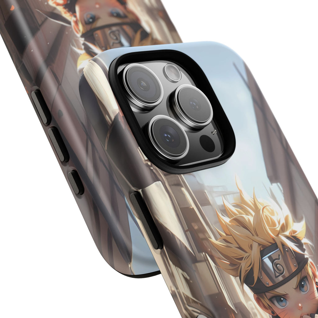 Chibi Naruto Tough Phone Case – Anime Protective Case for iPhone & Samsung, UV Resistant, Durable & Stylish
