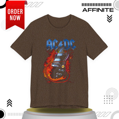 T-Shirt Rock In T Shirt - AC/DC Graphic Tee (Unisex Rock Shirt)