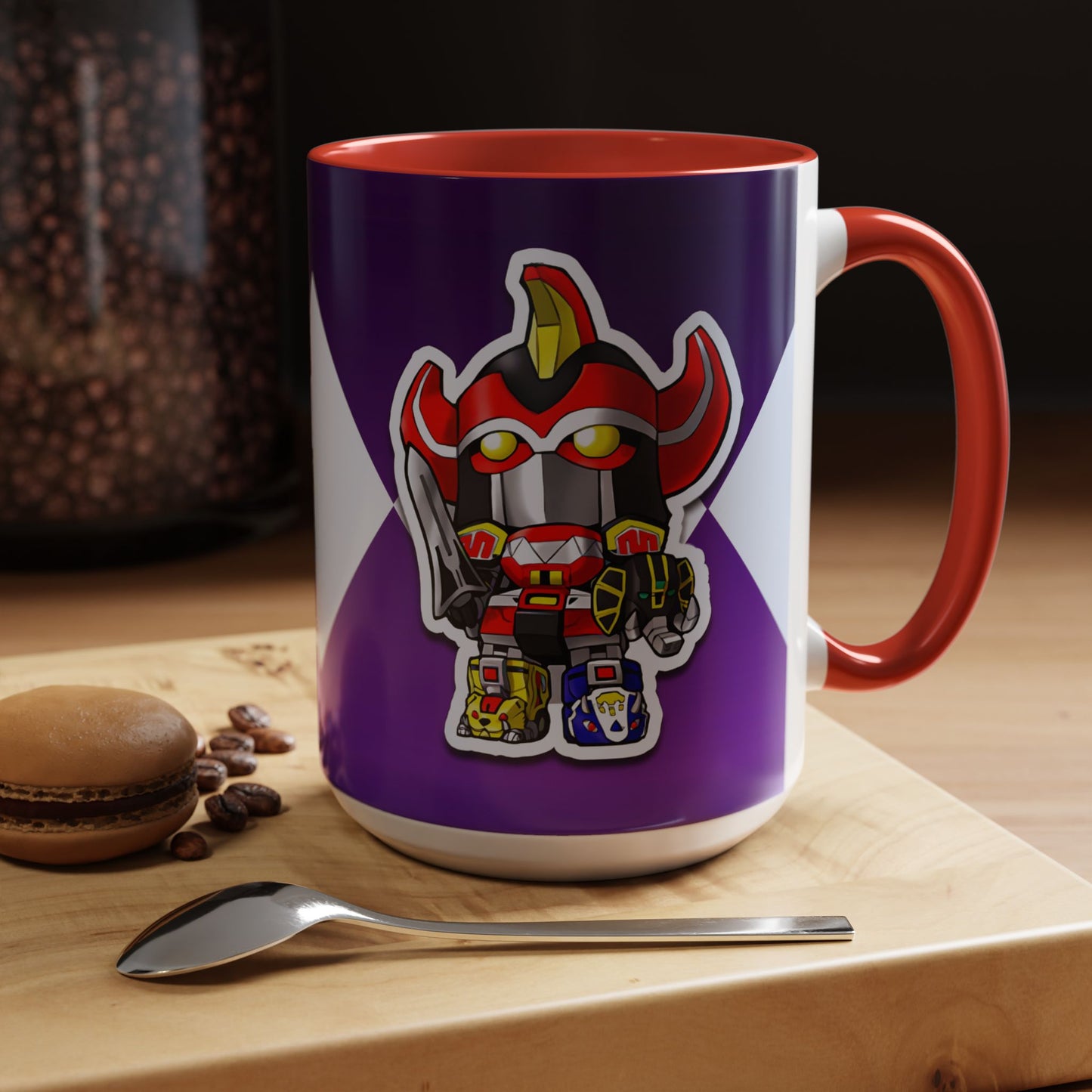 Mug Mighty Morphin Power Rangers Megazord Ceramic Mug - 11oz & 15oz Coffee Mug - Accent Mug for Pop Culture Fans