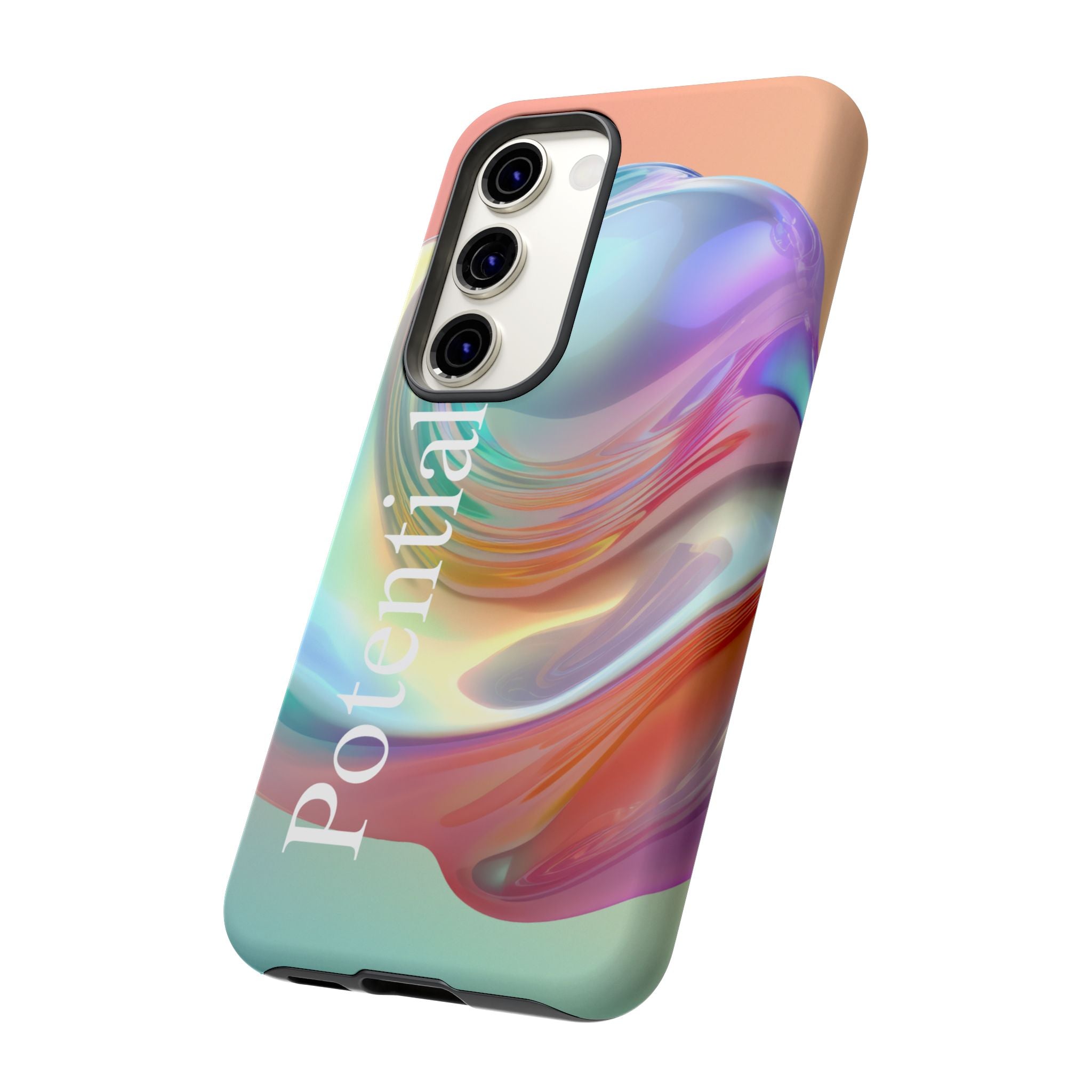 Colorful Phone Tough Case - "Potential" Metamorph Design