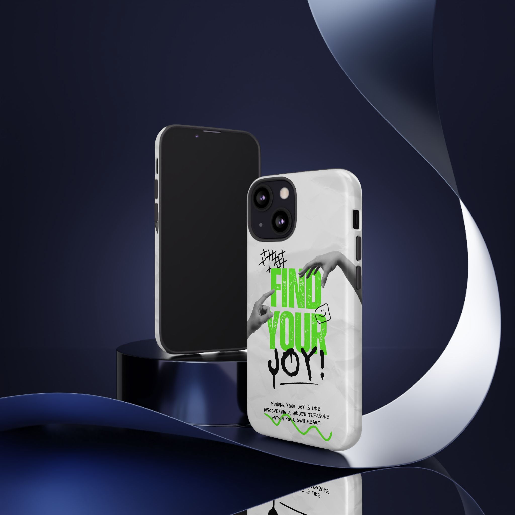 Phone Cases - Find Your Joy Themed Tough Phone Protection for iPhone, Samsung, Google Pixel (Matte/Glossy)