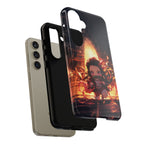 Chibi Nezuko Kamado Tough Phone Case – Anime Protective Case for iPhone & Samsung, UV Resistant, Durable & Stylish
