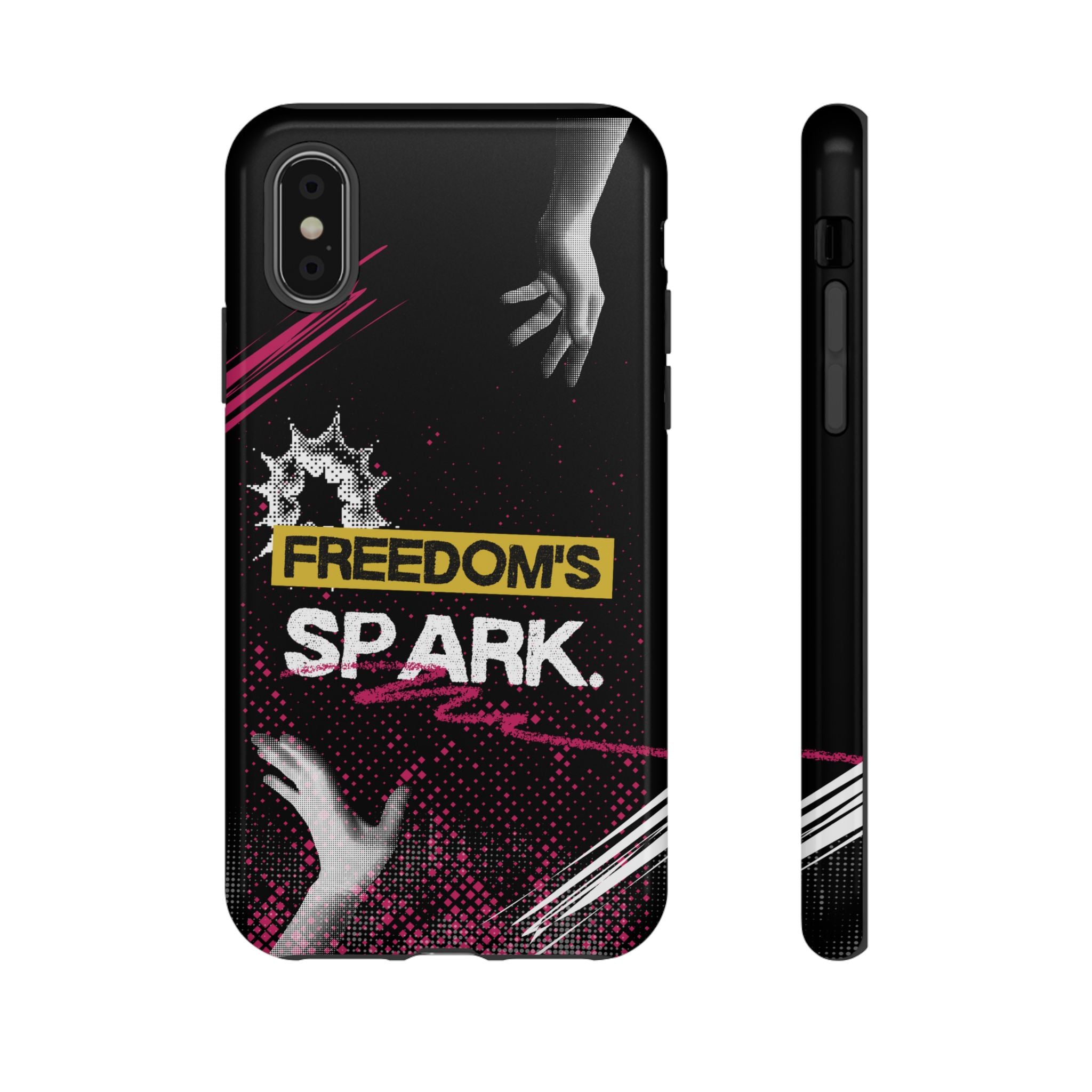 Tough Cases - Freedom's Spark Motivationsl Themed Phone Protection for iPhone, Samsung, and Google Pixel (Matte/Glossy)