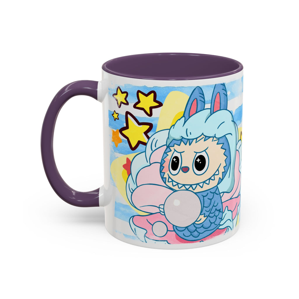 Lazy Yoga Accent Coffee Mug - Cute Animal Design 11oz & 15oz