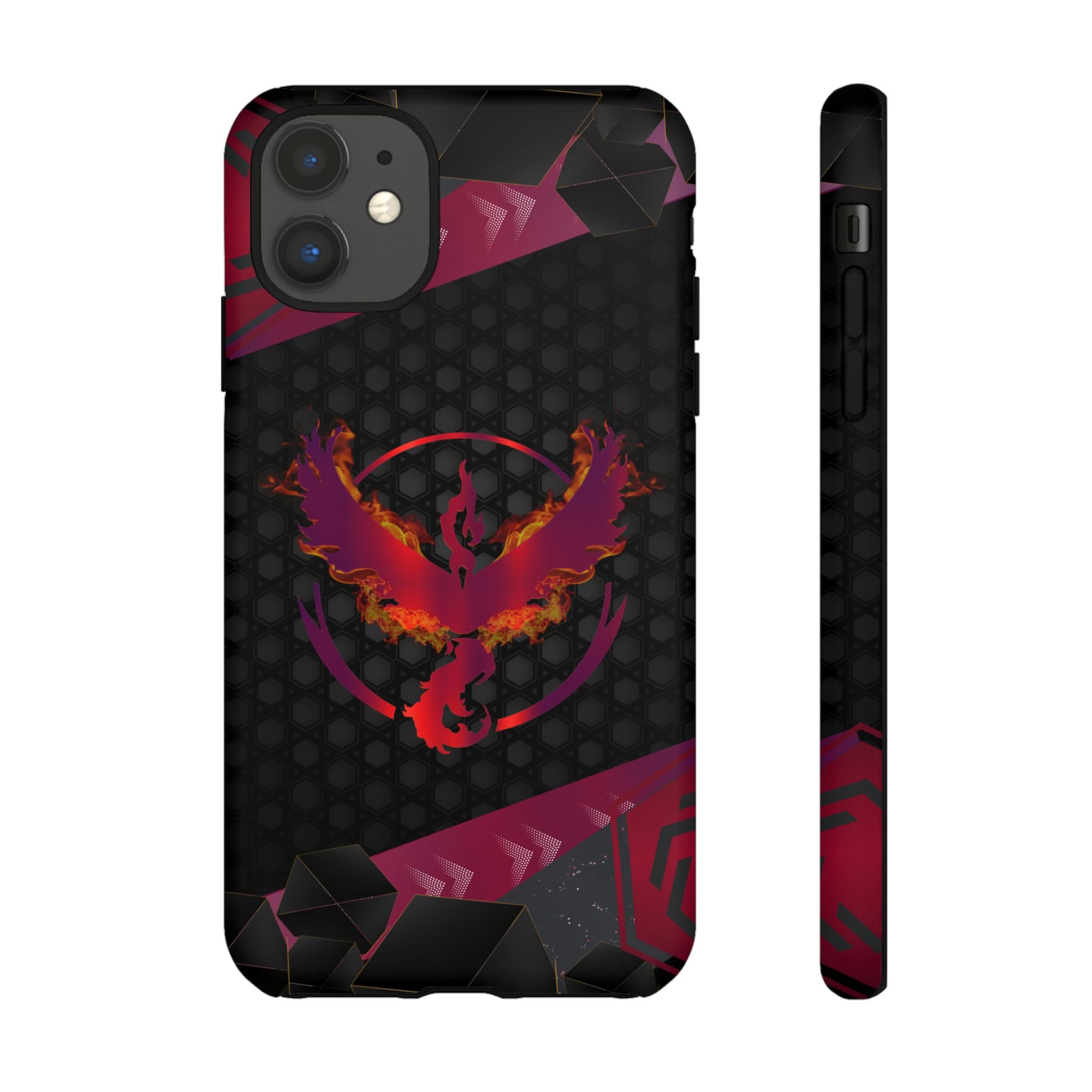 Pokémon Phone Case – Team Valor Tough & Rugged Dual-Layer Protection for iPhone, Samsung, Pixel | Wireless Charging Ready