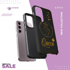 Tough Case Queen Phone Case – Matte & Glossy Crown Design for iPhone, Samsung & Pixel