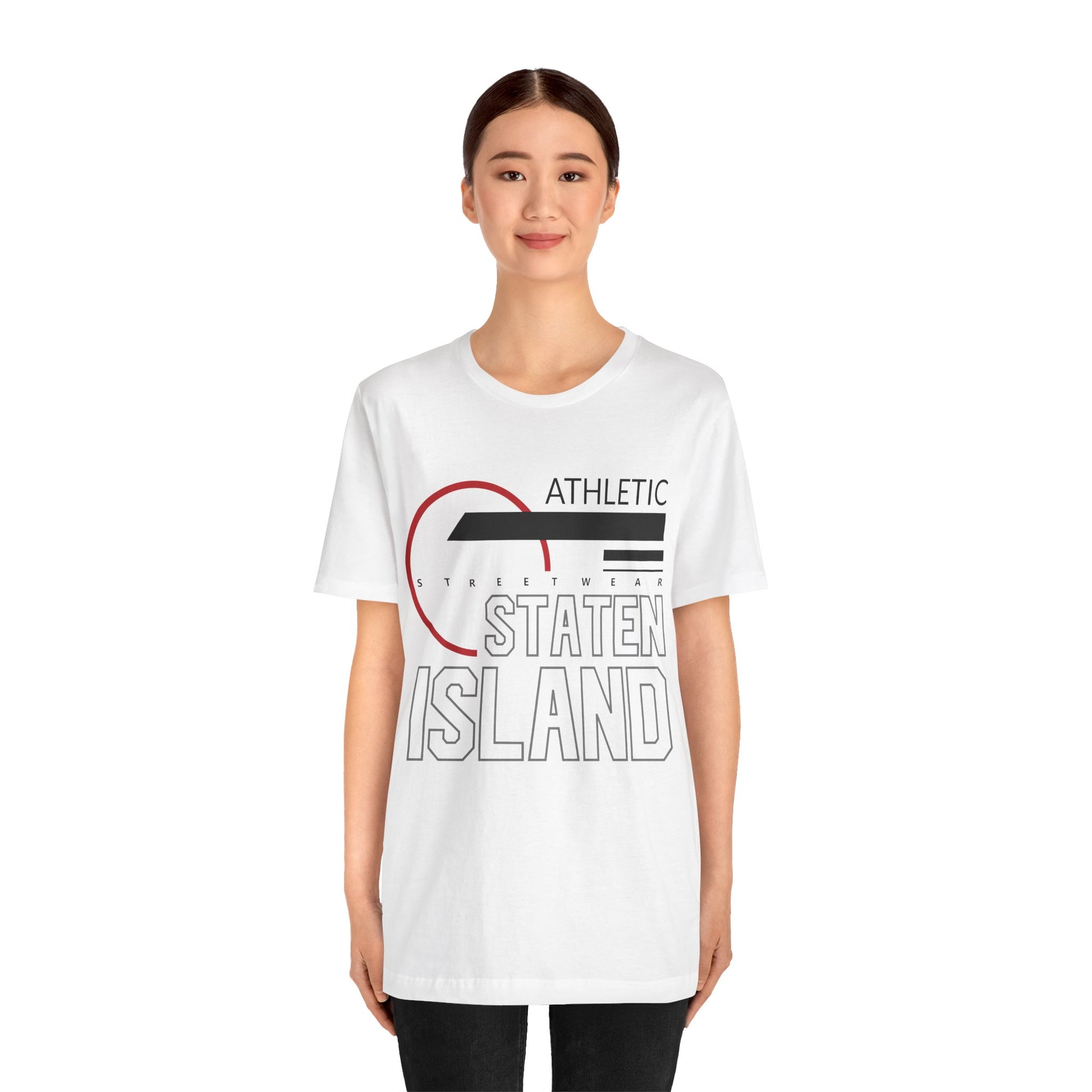 T-Shirt Unisex T Shirt - Athletic Staten Island Tee | Casual Comfort Fit | Affinite