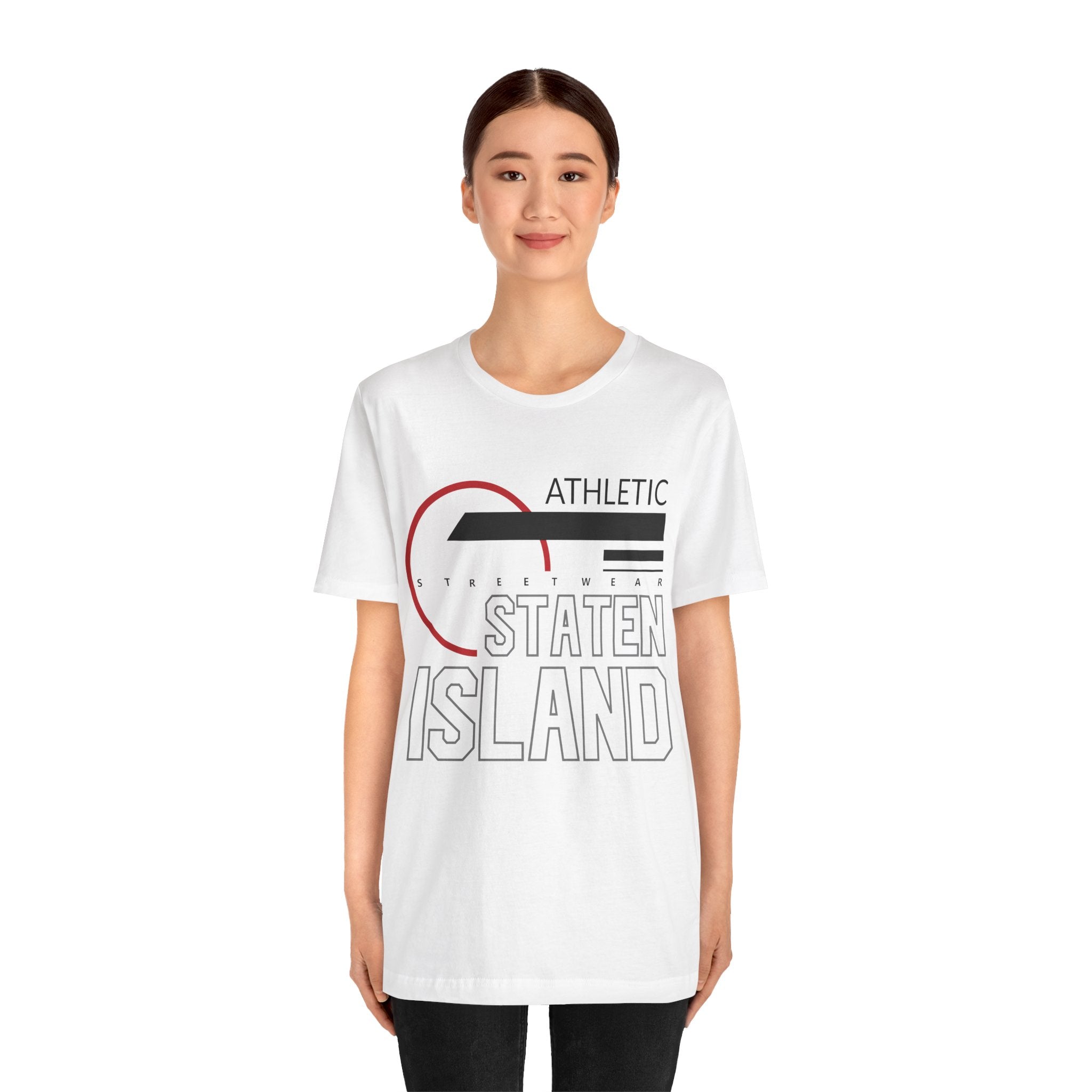 T-Shirt Unisex T Shirt - Athletic Staten Island Tee | Casual Comfort Fit | Affinite