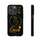 Tough Case Queen Phone Case – Matte & Glossy Crown Design for iPhone, Samsung & Pixel iPhone 15 Pro Glossy