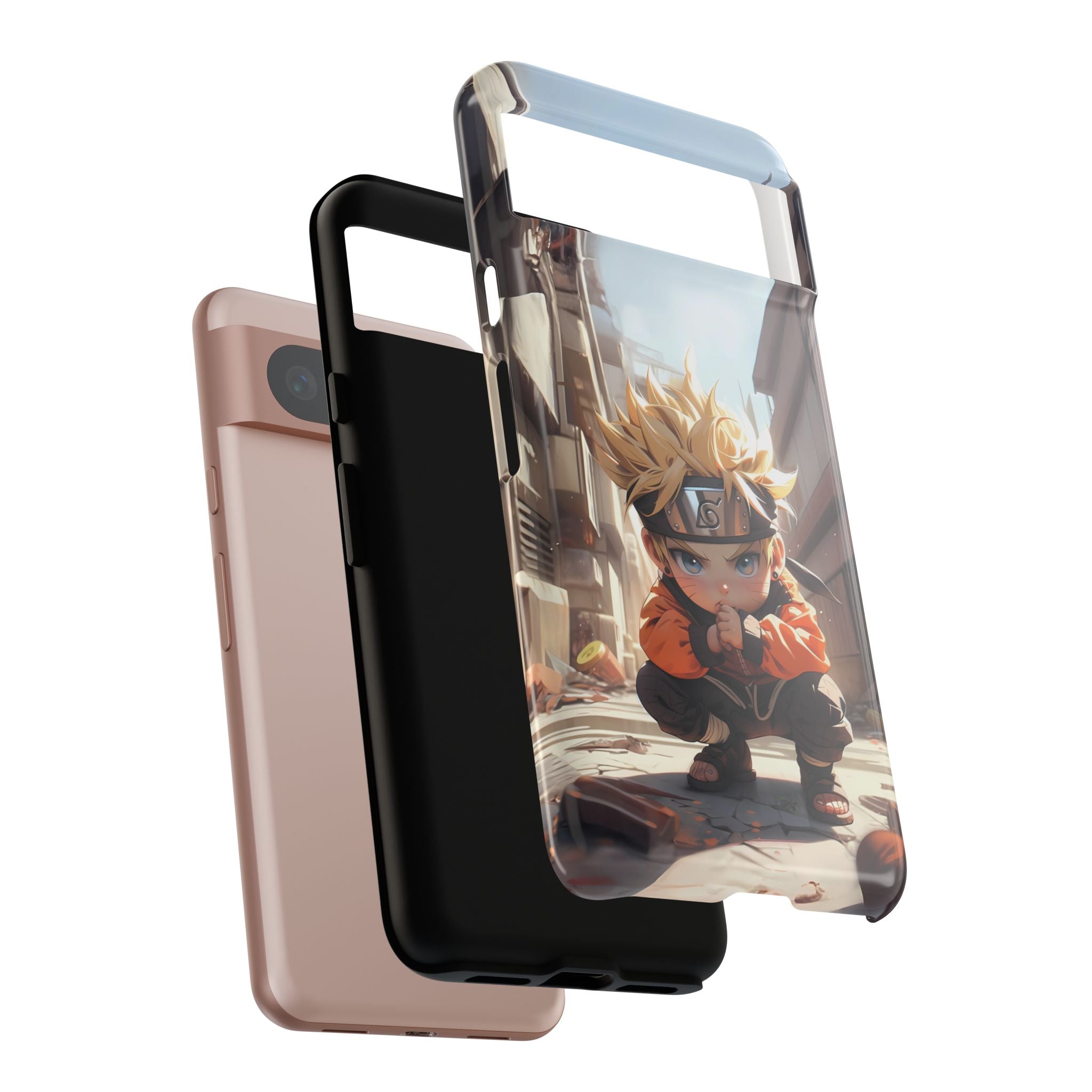 Chibi Naruto Tough Phone Case – Anime Protective Case for iPhone & Samsung, UV Resistant, Durable & Stylish