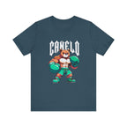 T-Shirt Boxing Bear T-Shirt - Unisex Jersey Short Sleeve Tee Inspired by Canelo Deep Teal